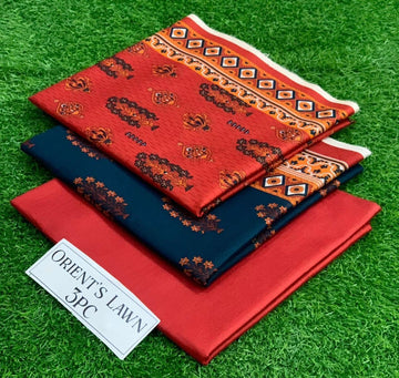 Print lawn 3pc Suit